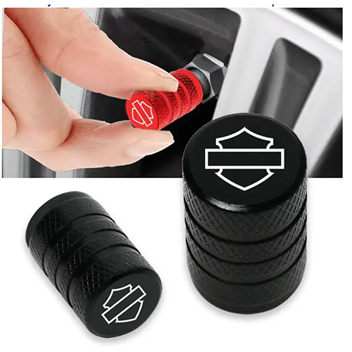 Tapones válvulas llantas black
