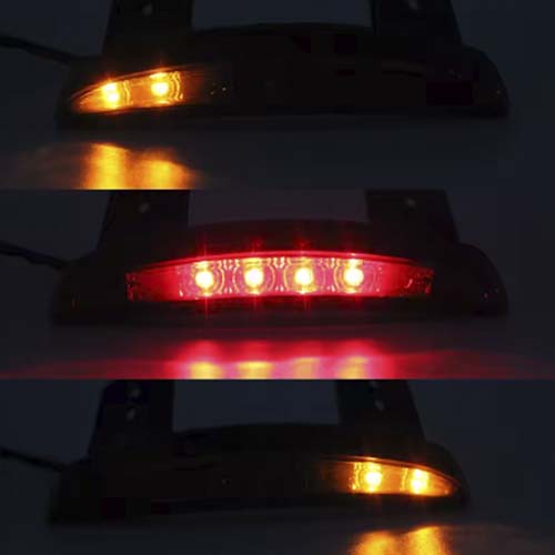Luz Led Trasera Stop Direccionales Salpicadera Motocicleta
