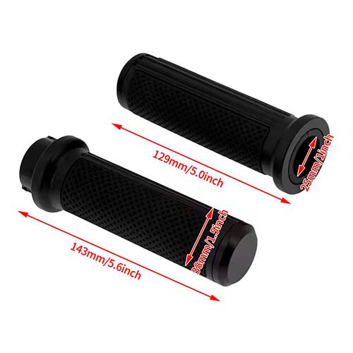 Empuñaduras Puños Para Sportster Dyna Softail 1puL Gray