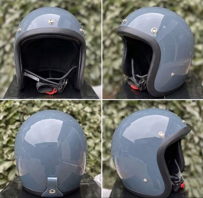 Casco moto Cement gray