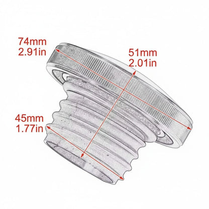 Tapón de gasolina chrome