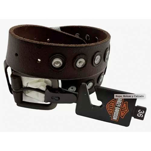 Cinturon Harley Davidson Original Piel Brow